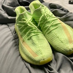 Glow in dark yeezy 350s